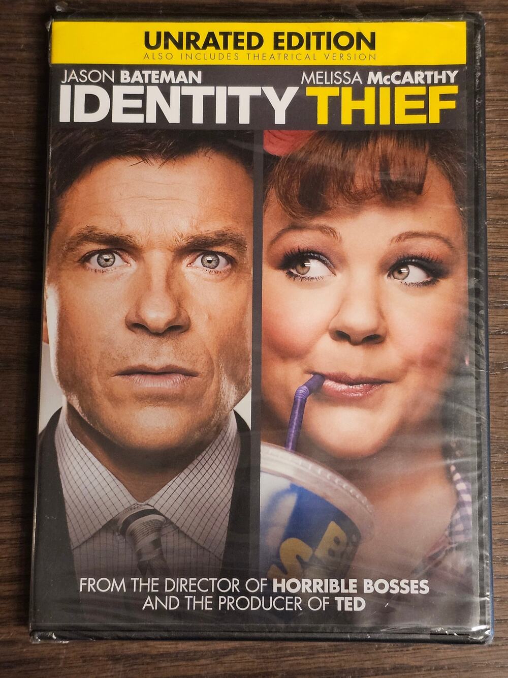 IDENTITY THIEF Unrated Version, DVD Jason Bateman Melissa McCarthy Unopened